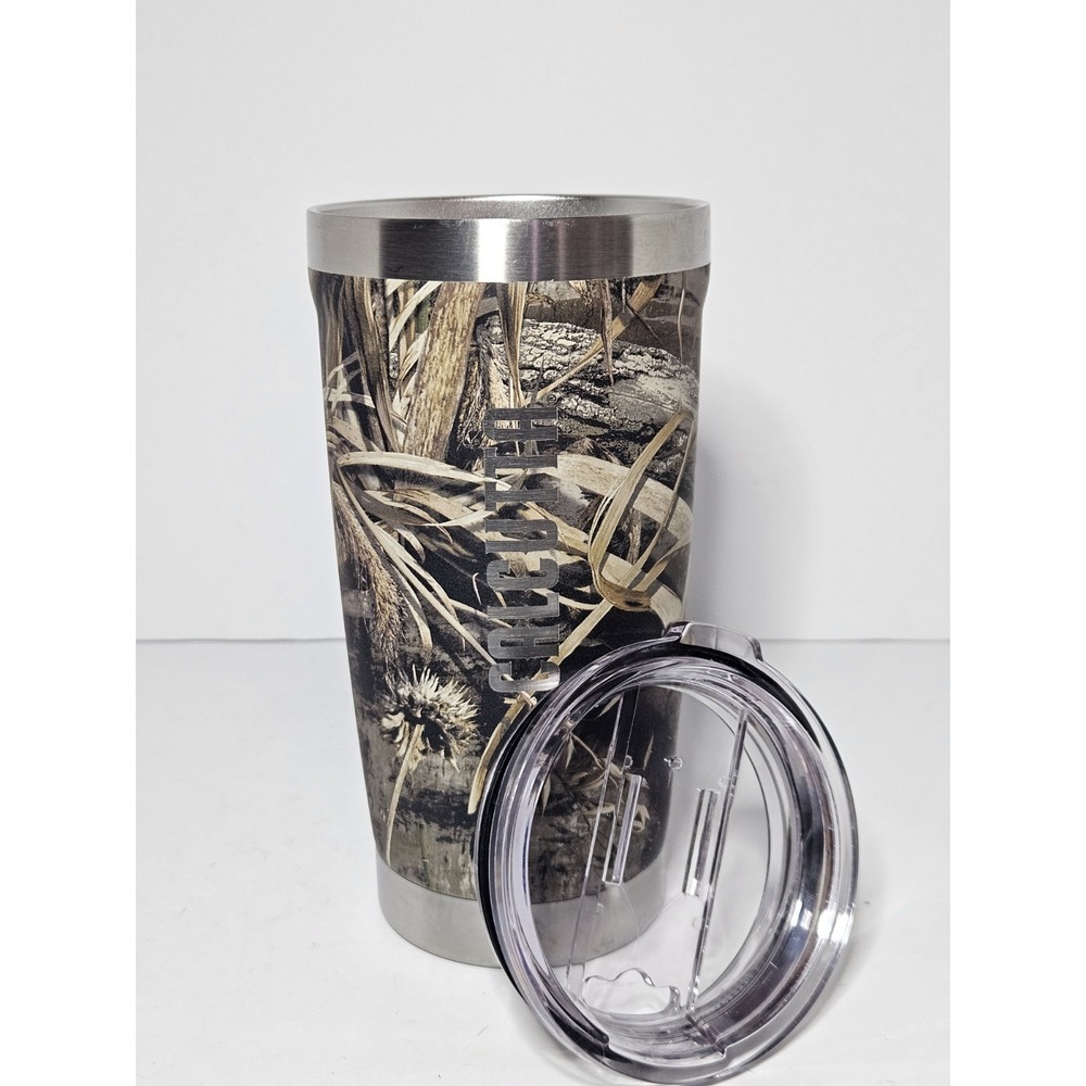 Calcutta Outdoors 20 oz Traveler Tumbler Realtree Max-5 Camo Stainless Steel Lid